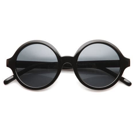 vintage black round sunglasses